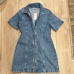 Abercrombie & Fitch Blue Denim Mini Dress